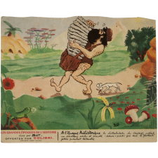 Buvard publicitaire. Biscottes Colibri. Les grandes époques de l'histoire vues par Bot. 