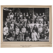 Photo de classe. Collège Edgar Quinet Paris 9e.