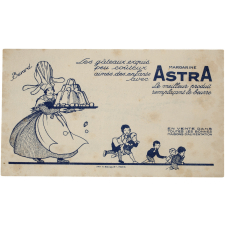 Buvard publicitaire. Margarine Astra. 