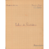 Cahier de Récitations.