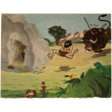 Buvard publicitaire. Biscottes Colibri. Les grandes époques de l'histoire vues par Bot. 