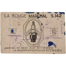 Buvard publicitaire. La bougie Marchal S.142.