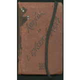 Agenda de l'enseignement pour l'année scolaire 1890-1891.