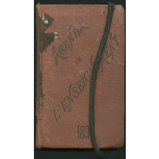 Agenda de l'enseignement pour l'année scolaire 1890-1891.