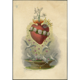 Image religieuse. Saint Coeur de Marie. 