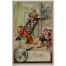 Boucher décorant un palais