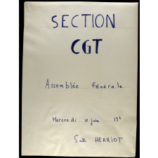 Section CGT - Assemblée Générale.