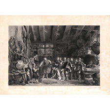 Atelier d'armurier. Forge.