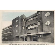 2447 - Alfortville - Entrée du Groupe scolaire Henri-Barbusse.
