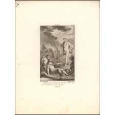 Iliade. Apollon par l'ordre de Jupiter vole au secours d'Hector et le ranime. Ch.t  XVe.