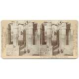 Temple of Luxor, Lotus Pillars and Grand Colonnade, Thebes, Egypt.