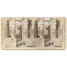 Temple of Luxor, Lotus Pillars and Grand Colonnade, Thebes, Egypt.