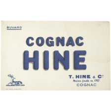 Buvard publicitaire. Cognac Hine.