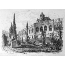 Nouvelle façade de l'Ecole Polytechnique. Paris.