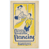Buvard publicitaire. Bonnes pâtes Francine.