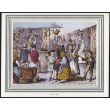 Scène familiale à la foire.