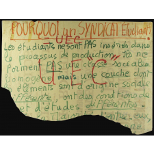 Pourquoi un Syndicat Étudiant ?