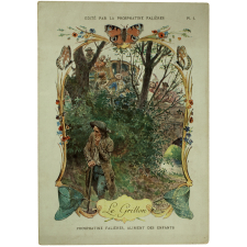 Cartes réclame. Phosphatine Falières. Fables de Florian.