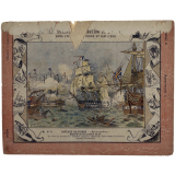 Bataille du 13 prairial an II - Les moyens de locomotion de l'homme. Bateaux de guerre N°9.