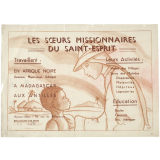 Buvard publicitaire. Les soeurs missionnaires du Saint-Esprit.