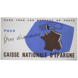 Buvard publicitaire. Caisse Nationale d'Épargne.