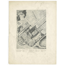 Plan de l'Abbaye de Port-Royal-des-Champs à vuë d'oyseau.