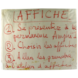 Affiches.