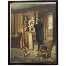 Famille au salon. 
