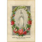 Image religieuse. Regina sine labe originali concepta. Ora pro nobis.