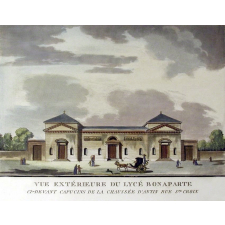 Vue extérieure du Lycée Bonaparte. Ci-devant Capucins de la Chaussée d'Antin rue Ste Croix.