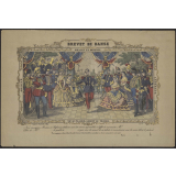 Brevet de danse. Graces et décence. Légèreté. Vif au plaisir, ardent au travail. Agilité. 