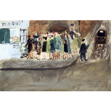 Queue pour le lait dans le faubourg St Antoine - année 1940-1941.