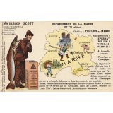 Émulsion Scott - Débilité générale, croissance, dentition, bronchite, rachitisme - Département de la Marne - 397.773 habitants - Chef-Lieu : Châlons-s/-Marne - Sous-préfectures : Epernay, Reims, Vitry-le-François.