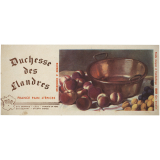 Buvard publicitaire. Duchesse des Flandres. Bassine à confiture. 