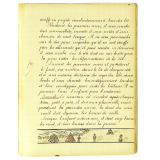 Cahier journalier.