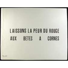 Laissons la peur du rouge aux bêtes à cornes.