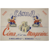 Buvard publicitaire. Margarine Céma.