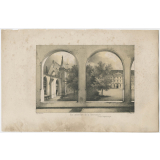 Vue intérieure de la Récréation. Ecole Polytechnique.