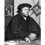 Portrait de Nicolas Kratzer Astronome. Ecole allemande.