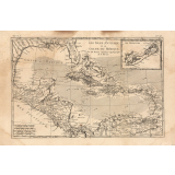 Les Isles Antilles et le Golfe du Mexique.