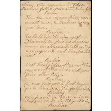 Cahier de théâtre.