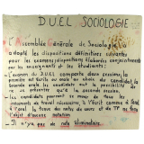 D.U.E.L. Sociologie - L'Assemblée Générale de Sociologie a adopté les dispositions définitives suivantes pour les examens.