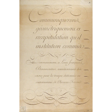 Modèle d'écriture.