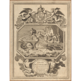 Grand Dictionnaire François et Latin Pour Monseigneur le Dauphin. Frontispice.