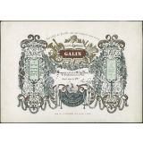 Galin. Souvenir du Cours de M. Aimé Paris. Le Professeur à son élève..... classé sous le N°..... Notation en chiffres proposée par J. J. Rousseau perfectionnée par Galin. Aux chefs de famille qui ont compris une vérité.