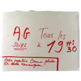 A.G. Tous les soirs à 19hs30.
