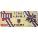 Buvard publicitaire. Couque Nationale. Philbée.