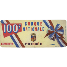 Buvard publicitaire. Couque Nationale. Philbée.