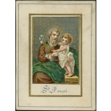 Image religieuse. St Joseph. 