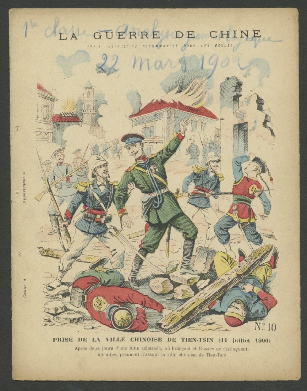 Prise de la ville chinoise de Tien-Tsin (14 juillet 1900) - La guerre de Chine n°10.